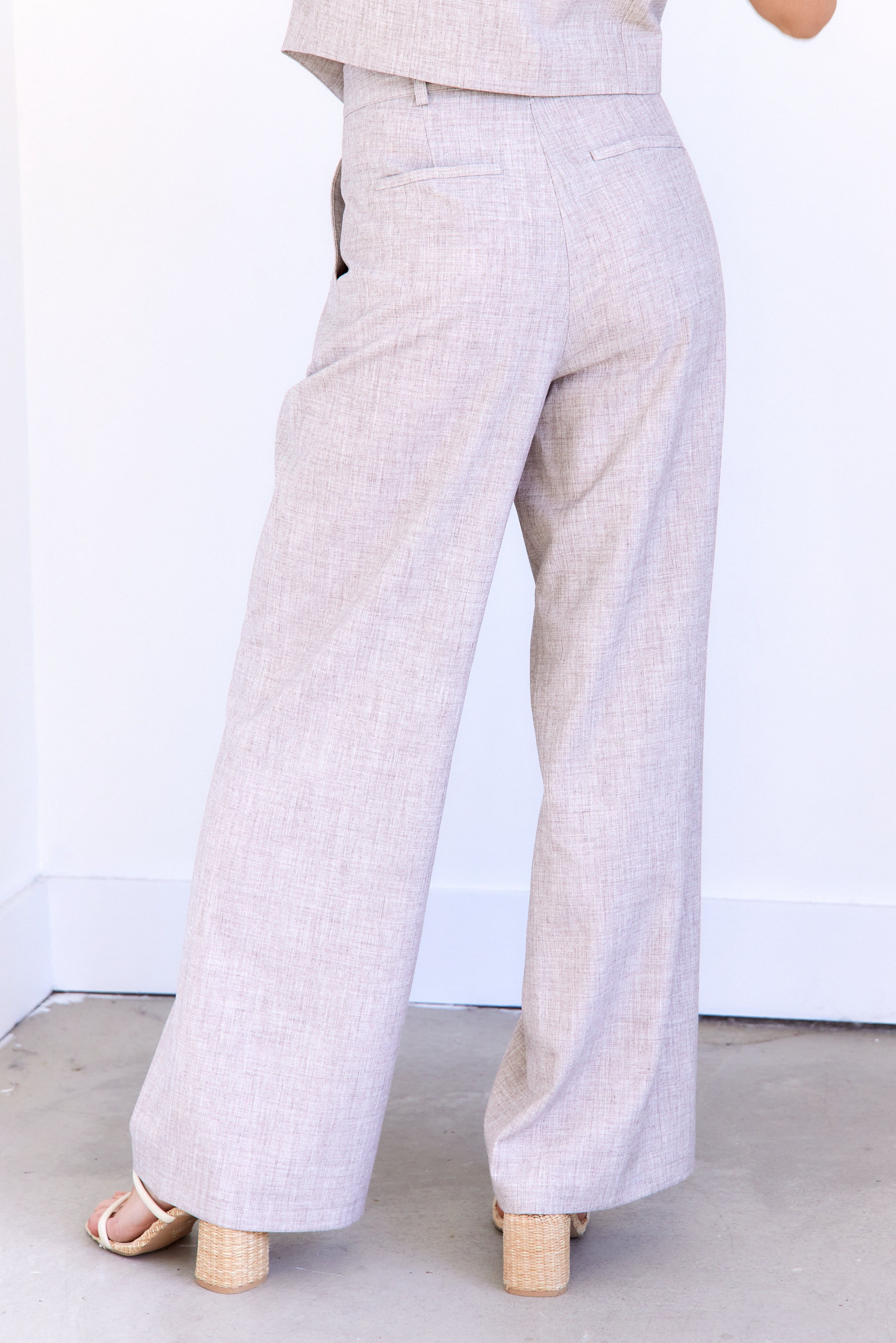 Peyton Wide Leg High Waisted Pants - fab'rik