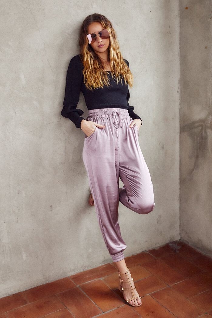 SALE - Bara Satin Jogger - fab'rik