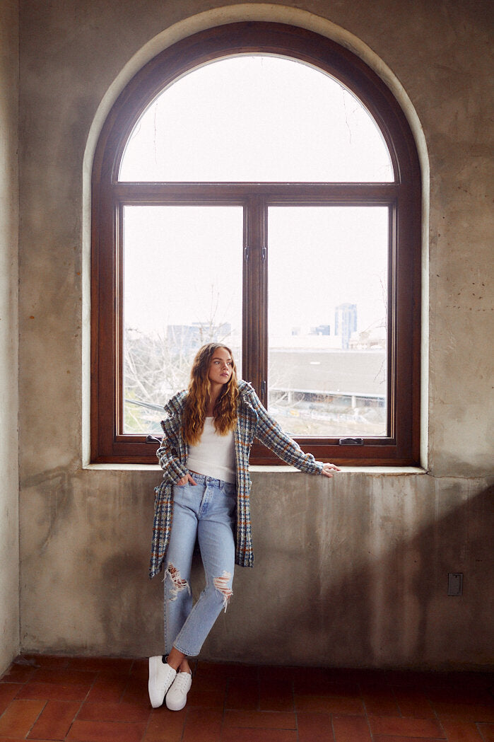 SALE - Sagamore Plaid Coat - fab'rik