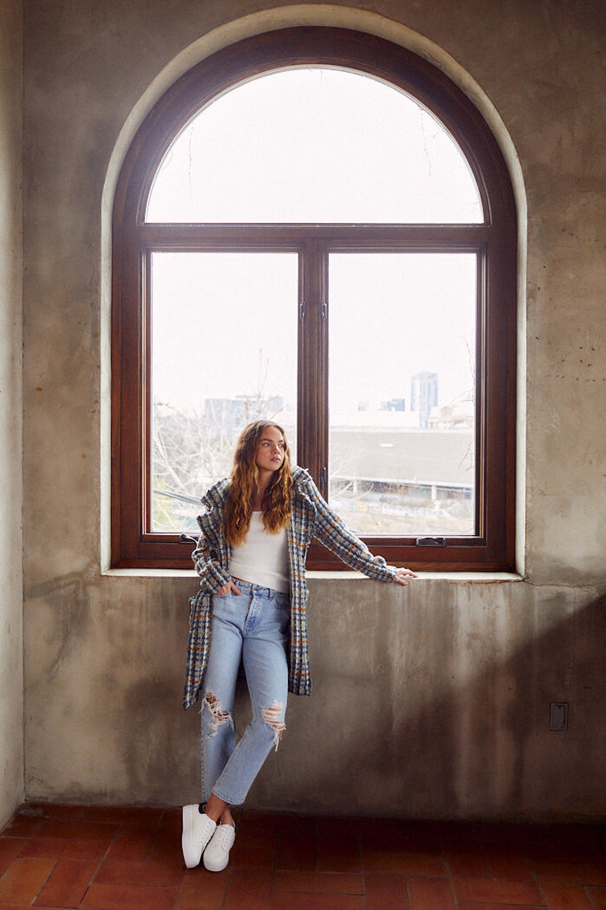 SALE - Sagamore Plaid Coat - fab'rik