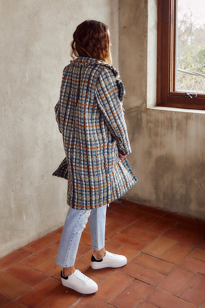SALE - Sagamore Plaid Coat - fab'rik