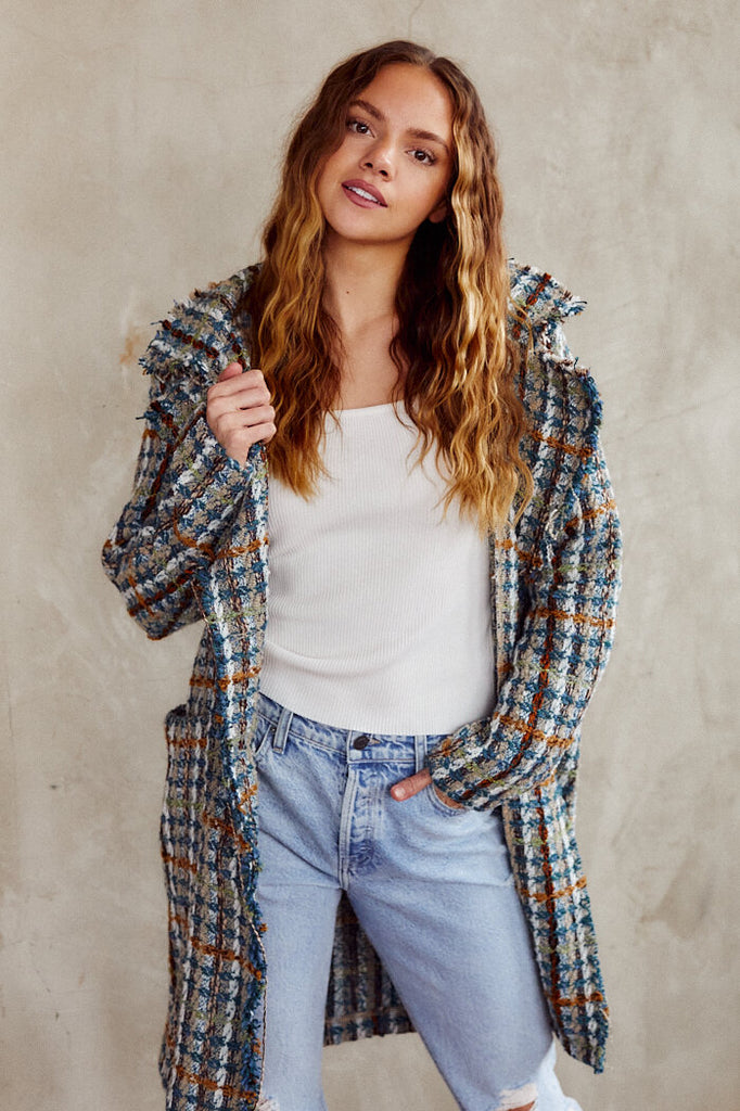 SALE - Sagamore Plaid Coat - fab'rik