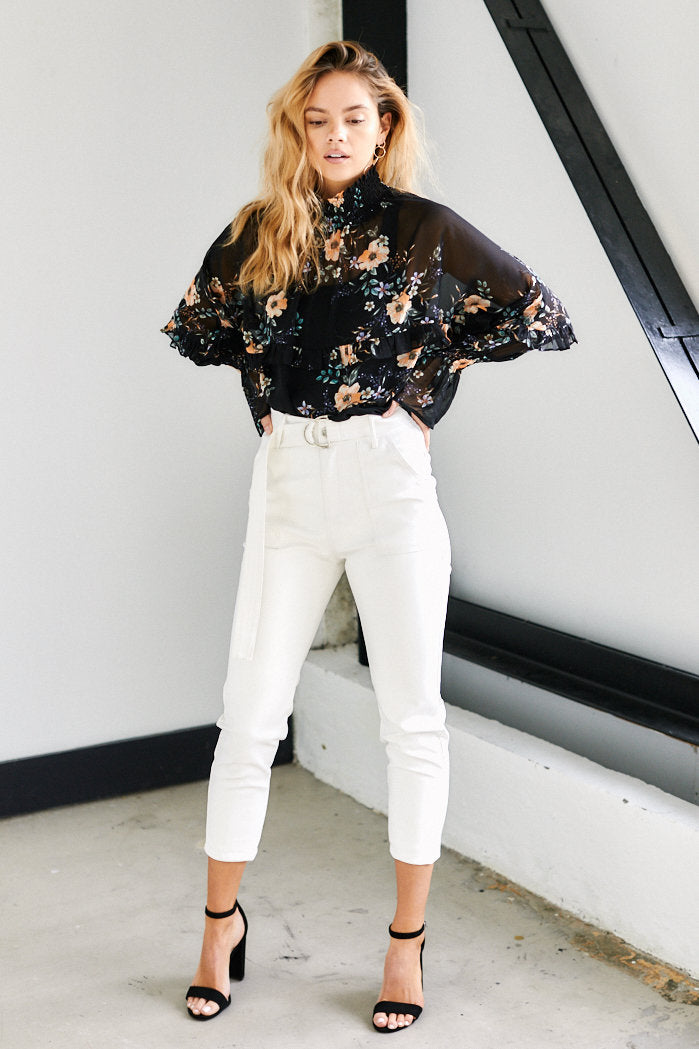 Finley Faux Leather Pant - fab'rik