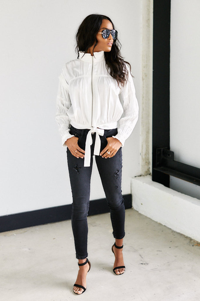 Bray Satin Jacket - fab'rik