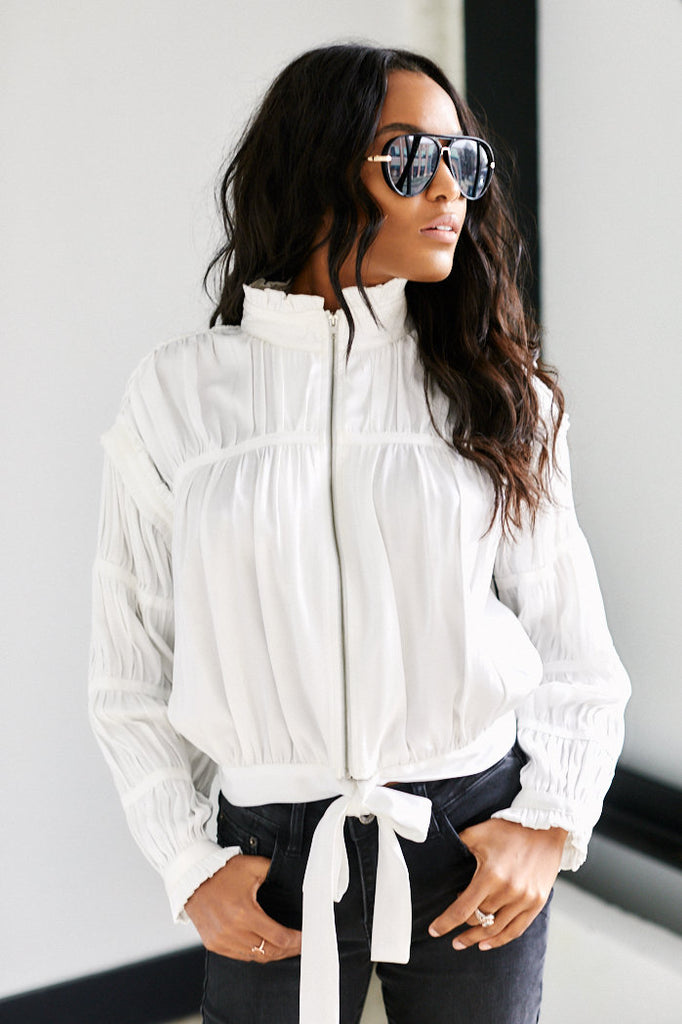 Bray Satin Jacket - fab'rik
