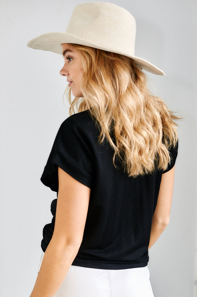 SALE - Lynn Cuffed Tee - fab'rik