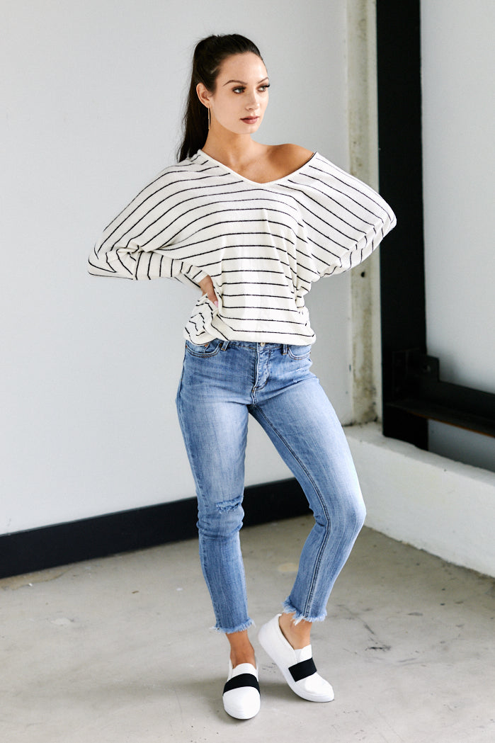 Westin Stripe Long Sleeve Tee - fab'rik