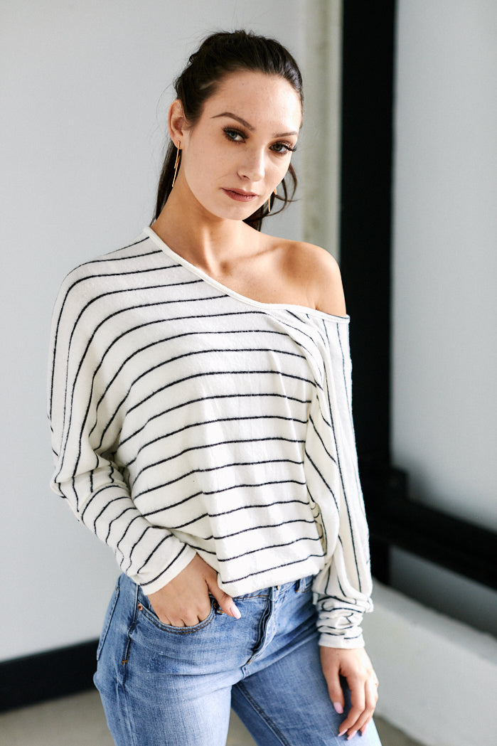 Westin Stripe Long Sleeve Tee - fab'rik