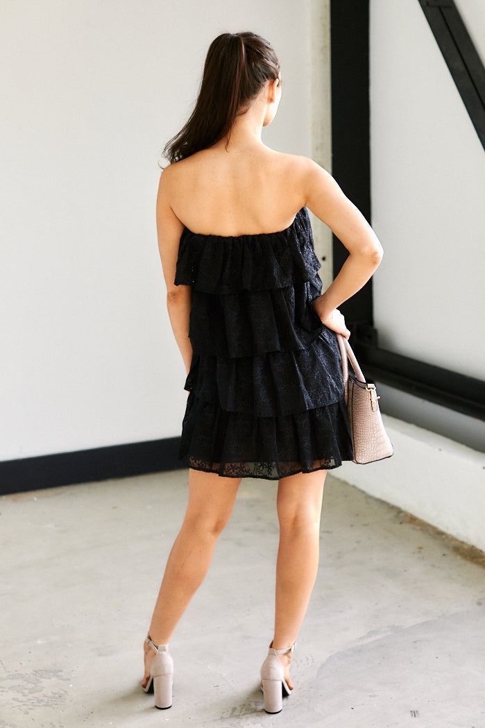 SALE - Milena Ruffle Mini Dress - fab'rik