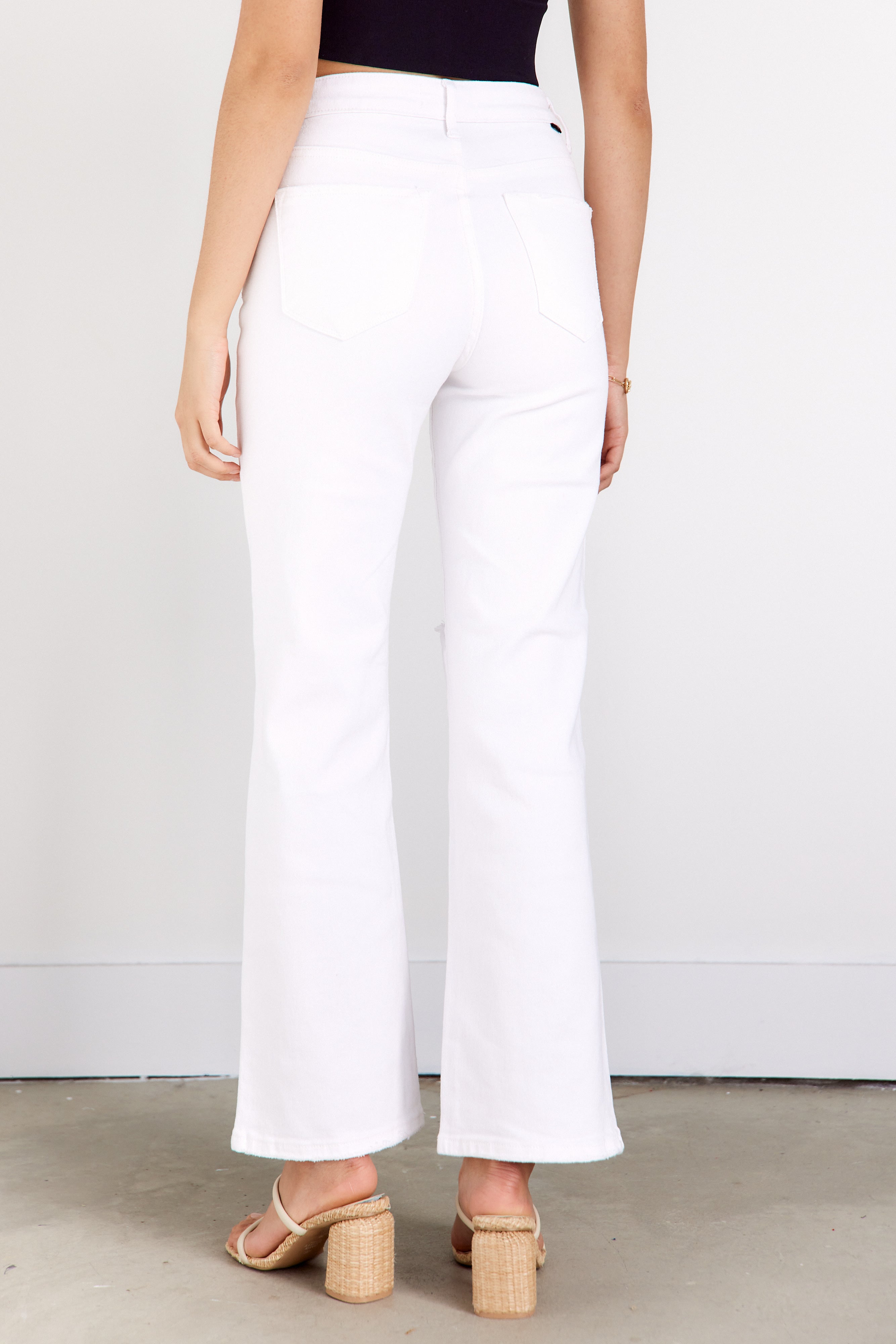 Kelbe Wide Leg Distress Jean - fab'rik