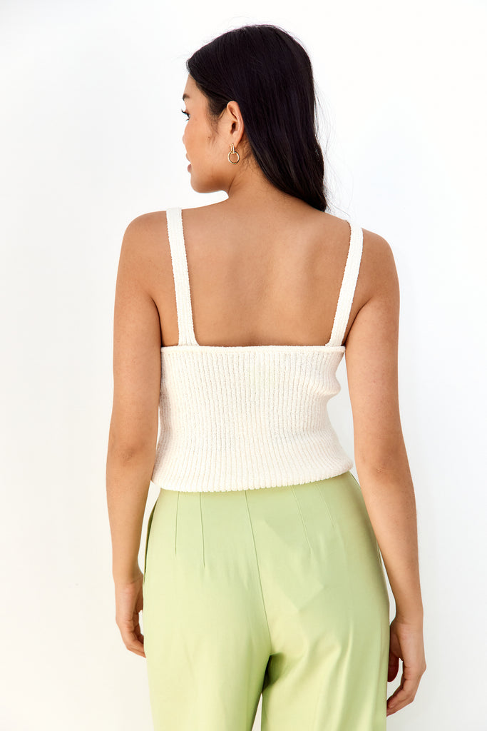 Jillian Sweetheart Sweater Tank - fab'rik