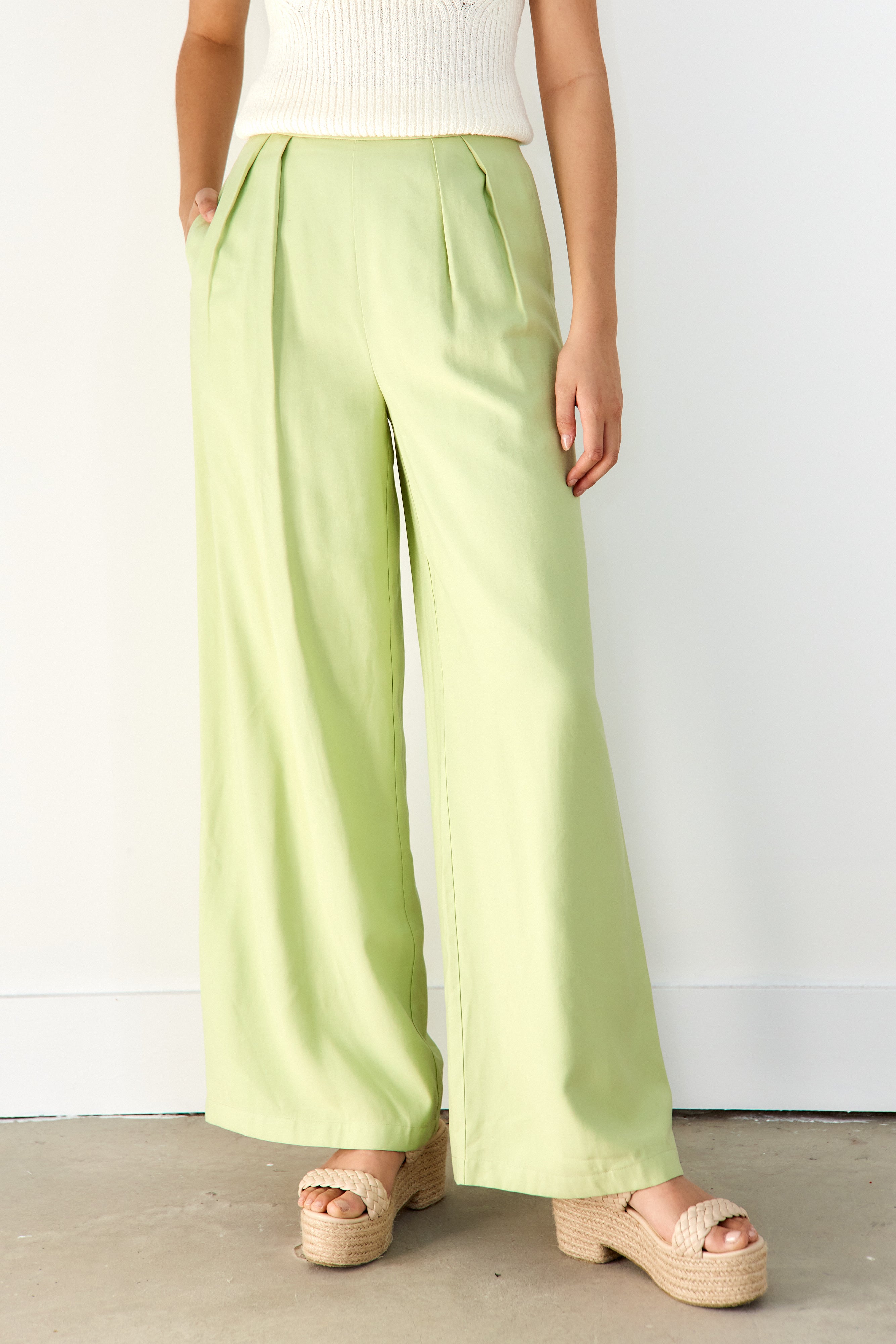Josephine Wide Leg Full Length Pants - fab'rik