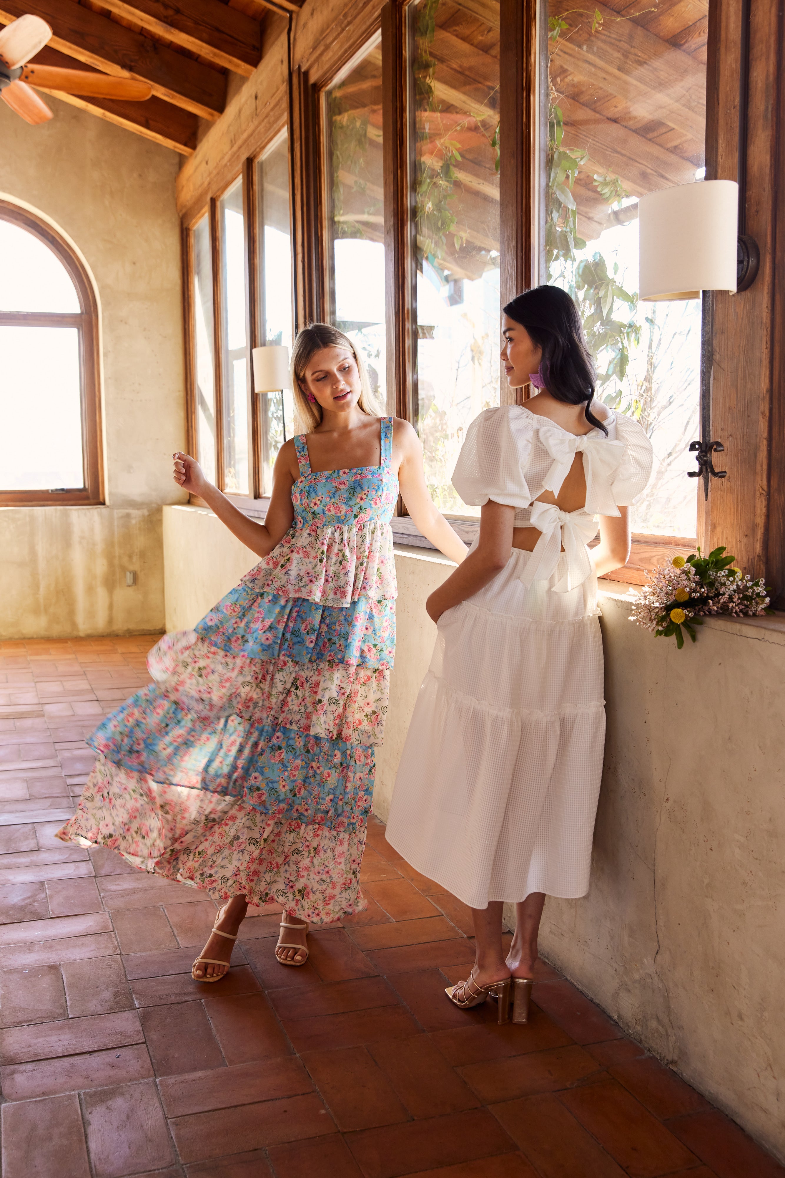 Kim Tiered Floral Maxi Dress - fab'rik
