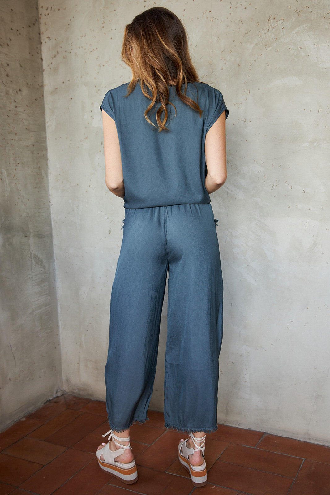 Arden Raw Hem Wide Leg Pant - fab'rik