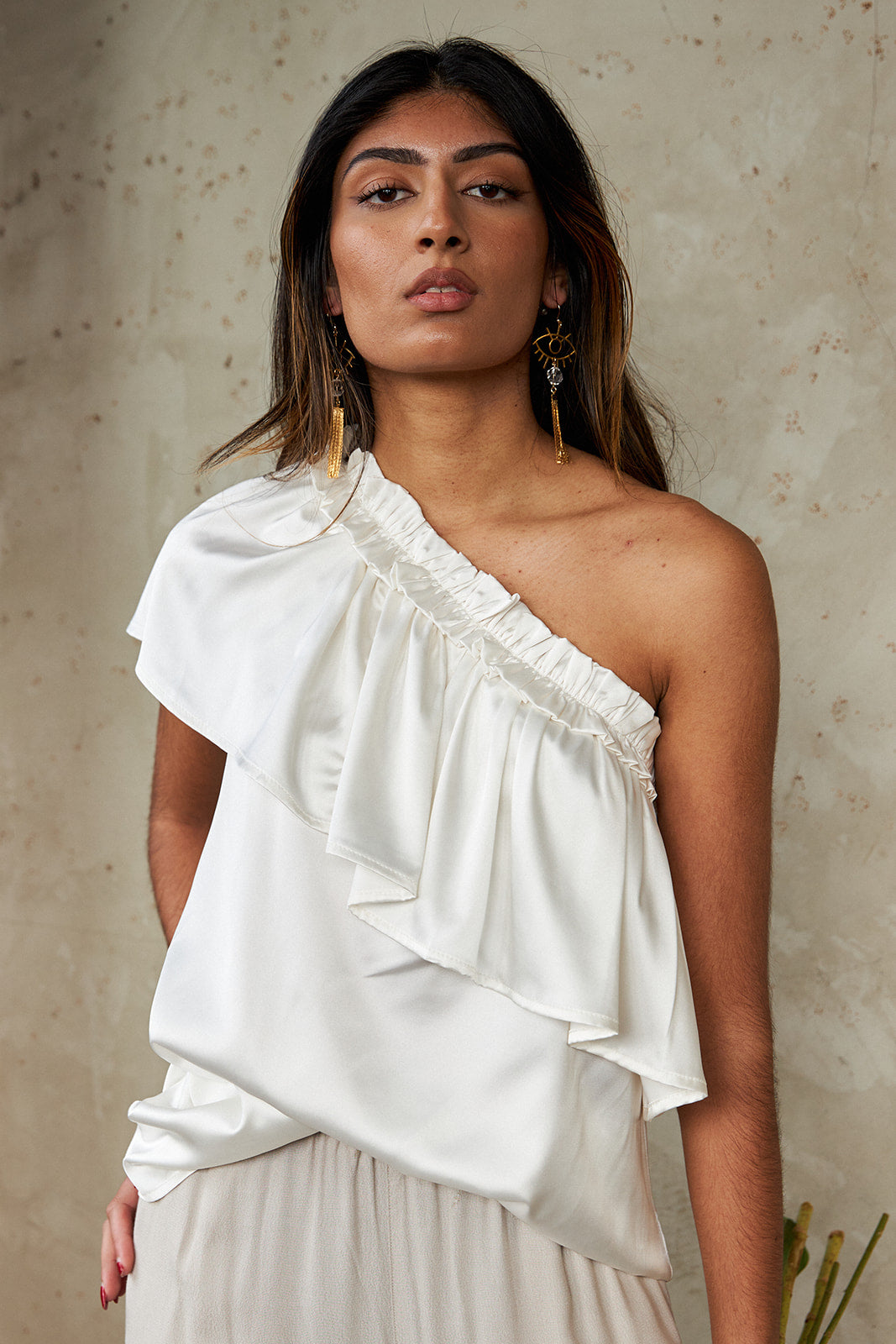 Evonne One Shoulder Blouse - fab'rik