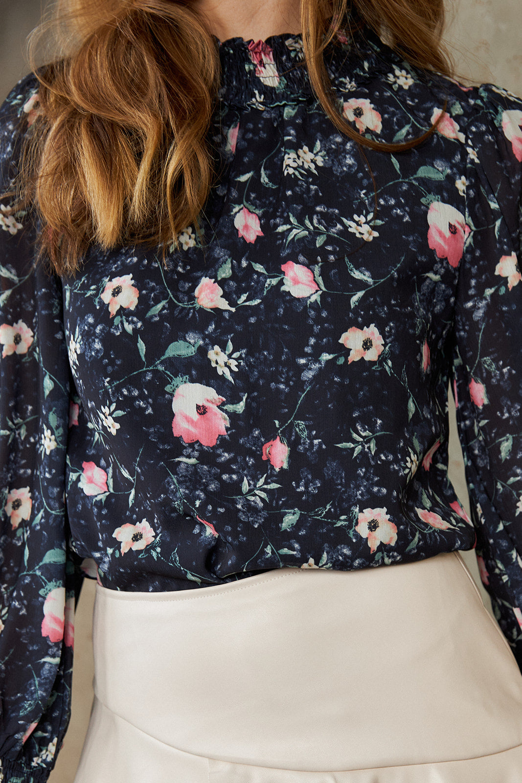 Lawerence Floral Long Sleeve Blouse - fab'rik