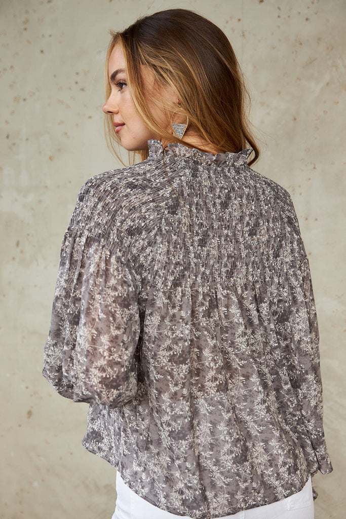Kacia Long Sleeve Blouse - fab'rik