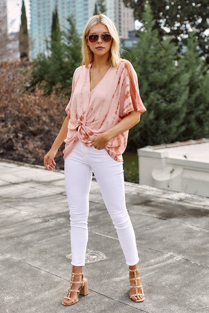 Reeves Tie Dye Knit Blouse - fab'rik