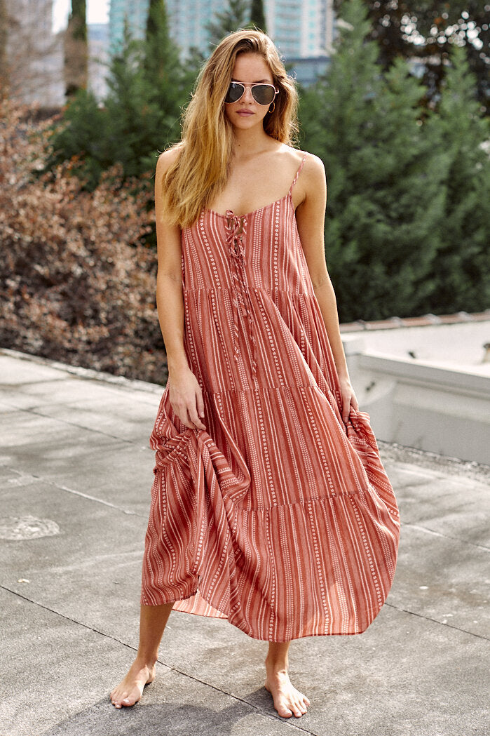 SALE - Santiago Tiered Maxi Dress - fab'rik