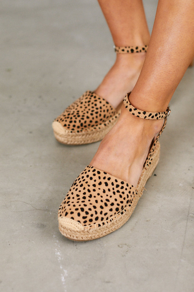 SALE - Jax Leopard Espadrille - fab'rik