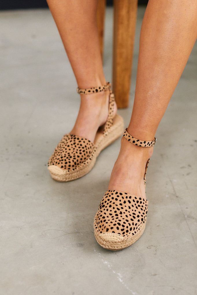 SALE - Jax Leopard Espadrille - fab'rik