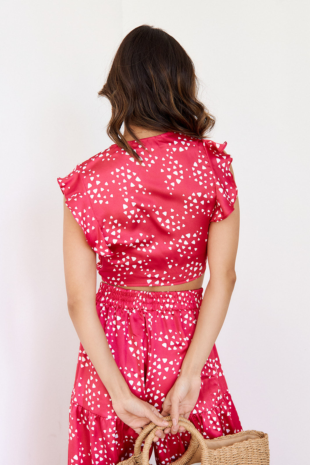 Raley Printed Cropped Top - fab'rik