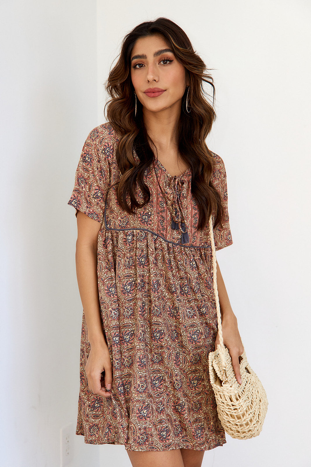 Melina Short Sleeve Dress - fab'rik