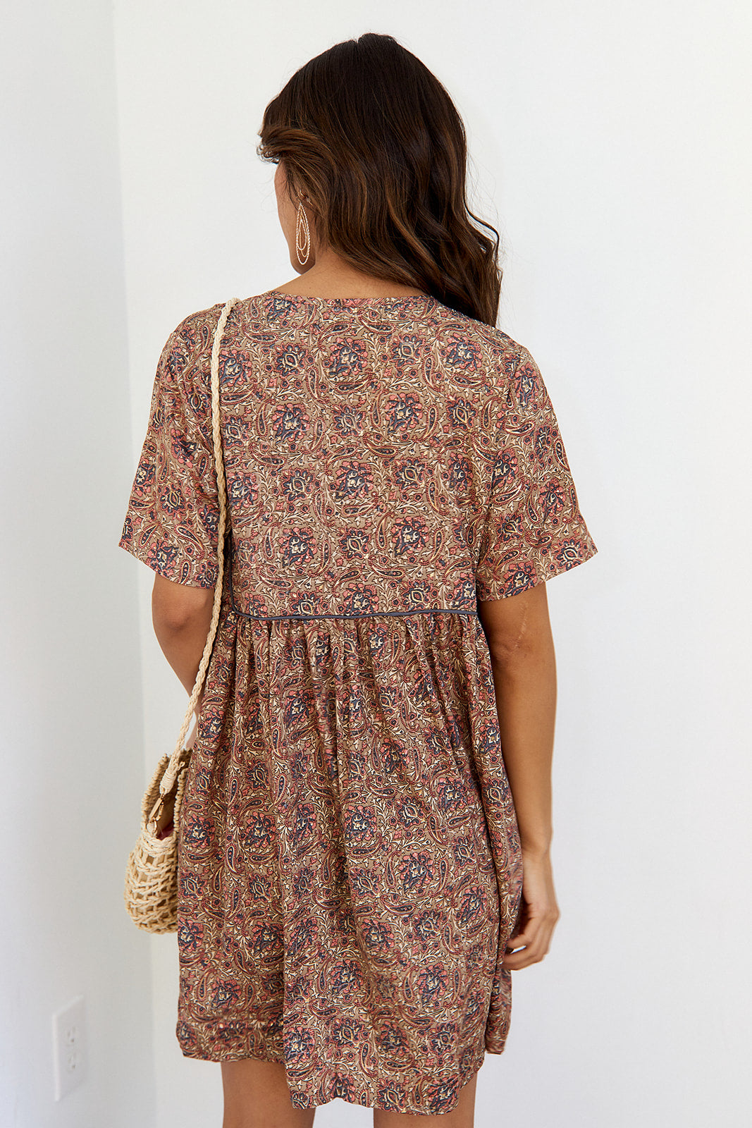 Melina Short Sleeve Dress - fab'rik