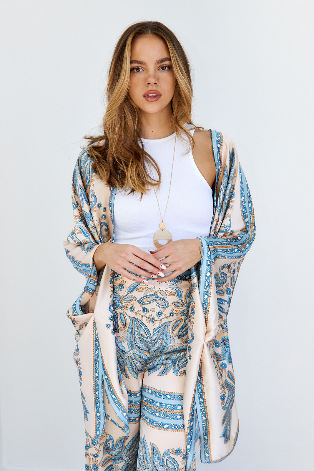 Monty Printed Kimono - fab'rik