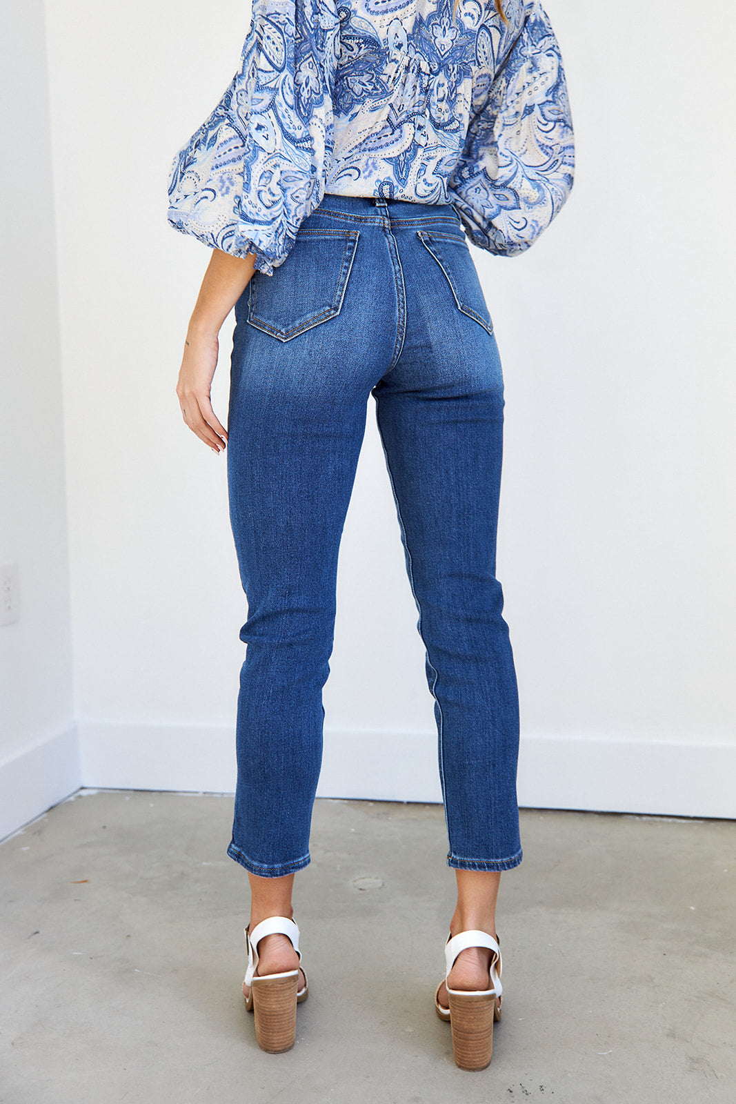 Taycen High Rise Straight Leg Jeans - fab'rik