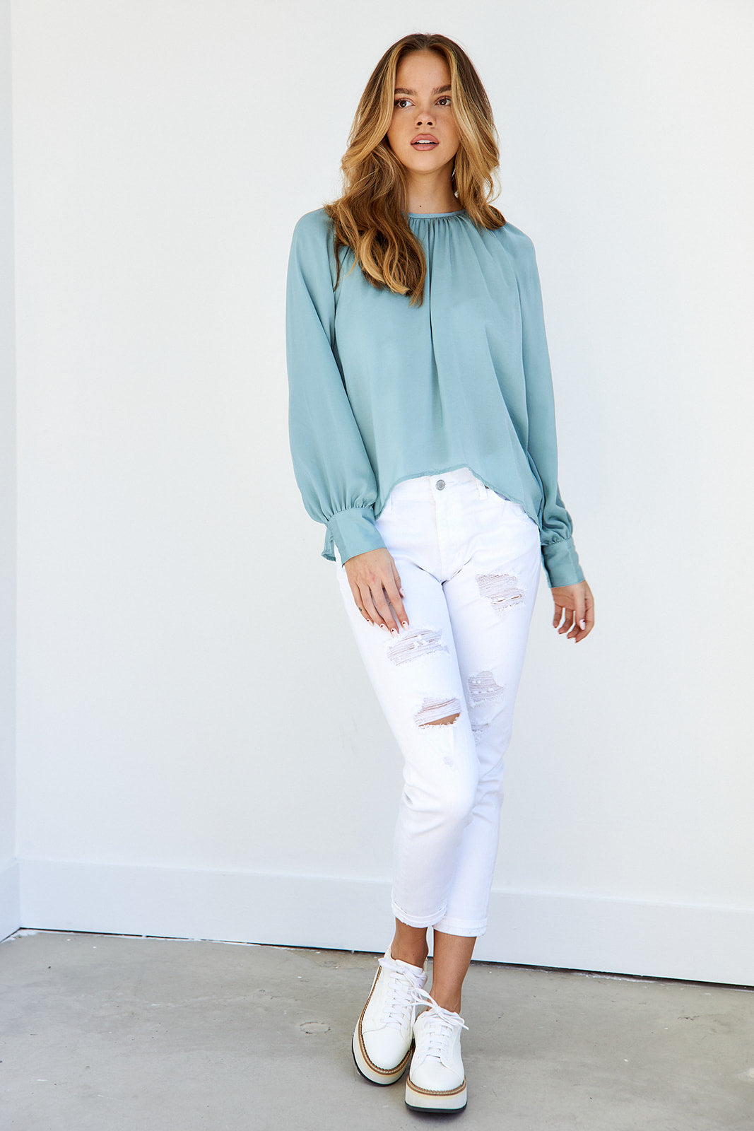 Mercer Long Sleeve Blouse - fab'rik