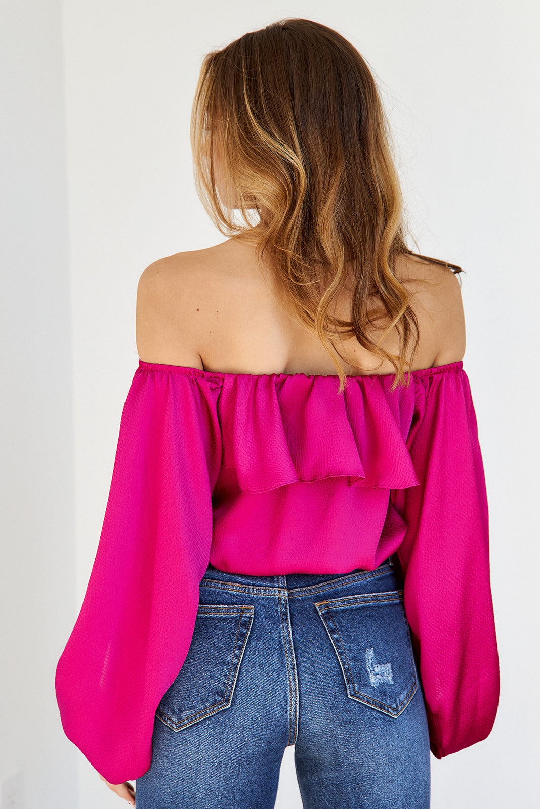 Emma Off The Shoulder Ruffle Blouse - fab'rik