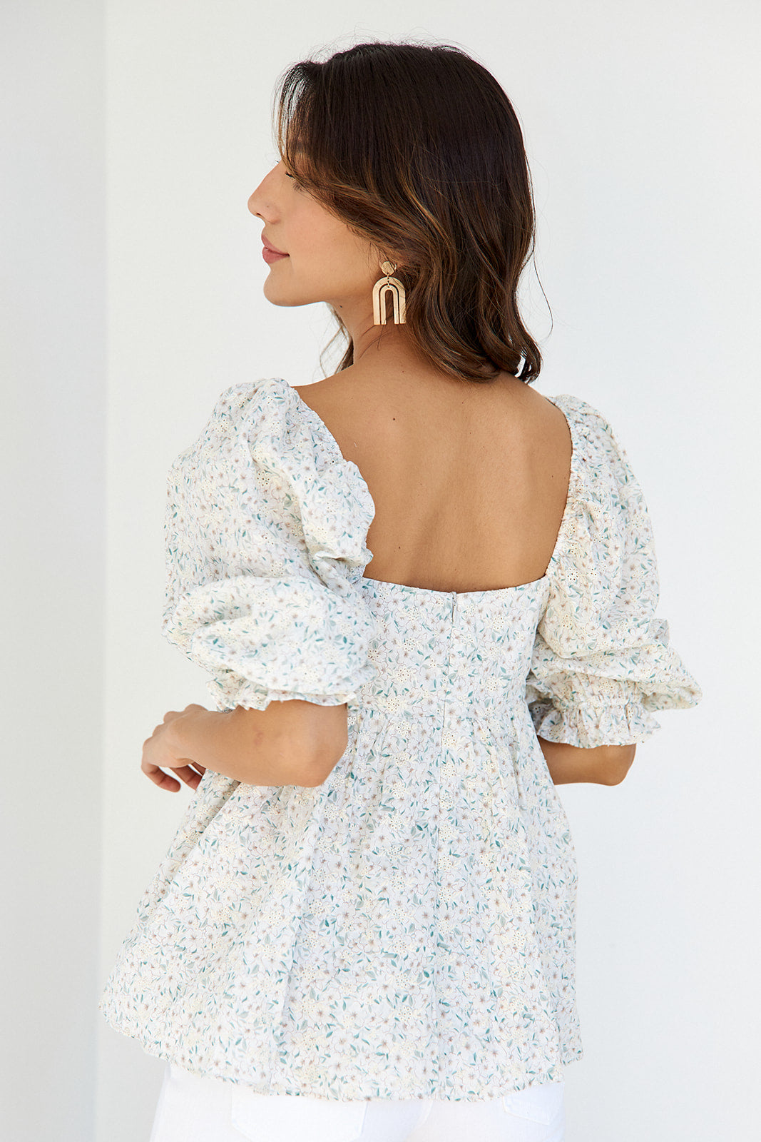 Cadence Puff Sleeve Blouse - fab'rik
