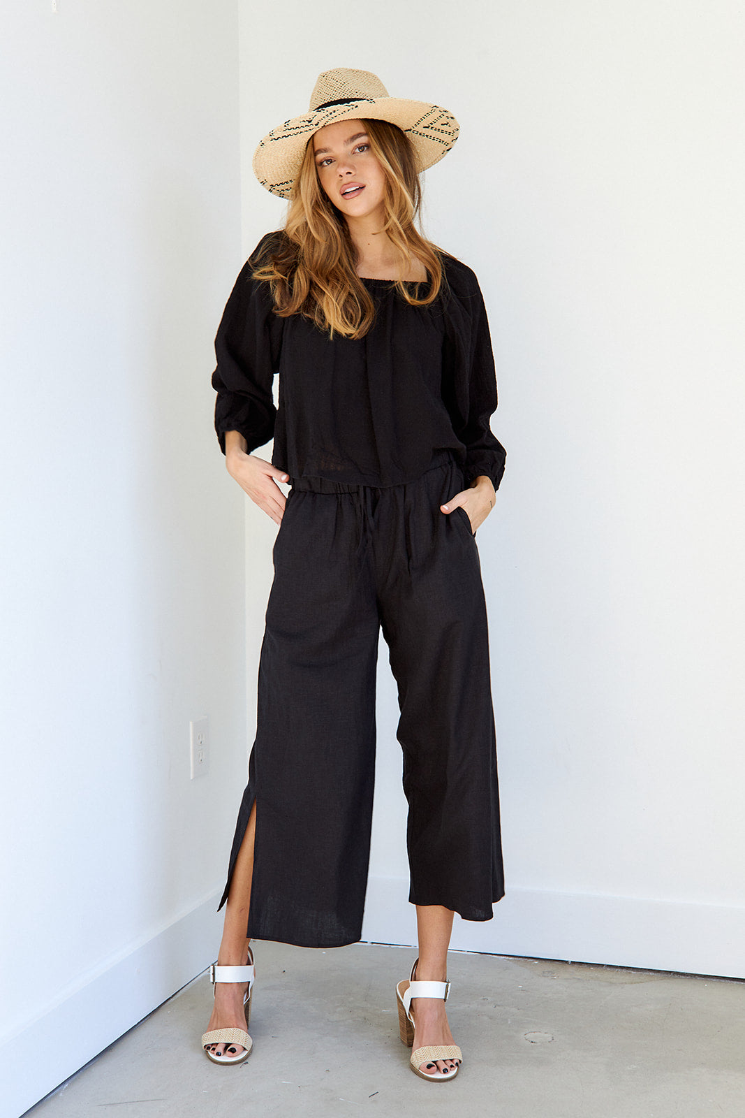 Allie Side Slit Pant - fab'rik