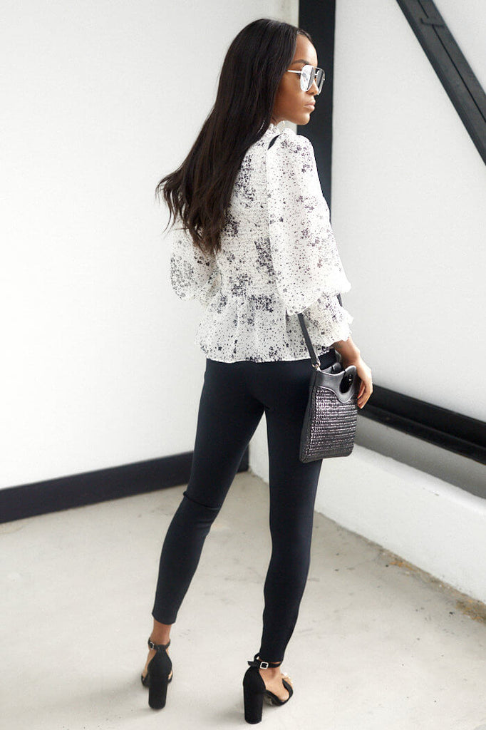 Venice Smocked Peplum Blouse - fab'rik
