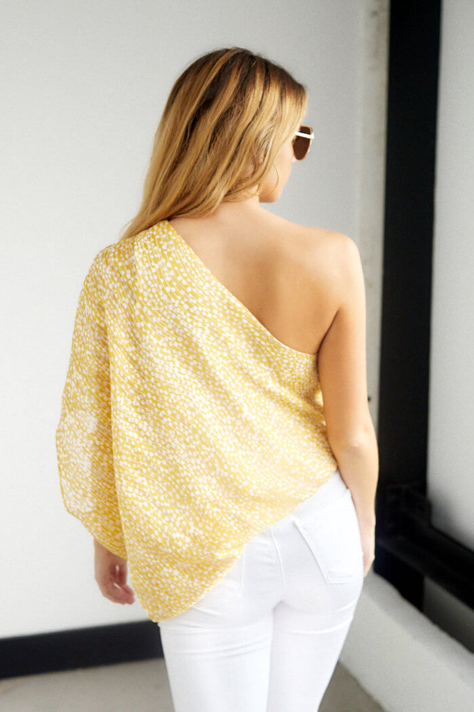 Barcelona One Shoulder Blouse - fab'rik