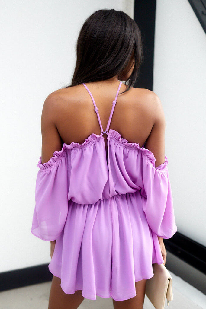 Kinley Cold Shoulder Romper - fab'rik