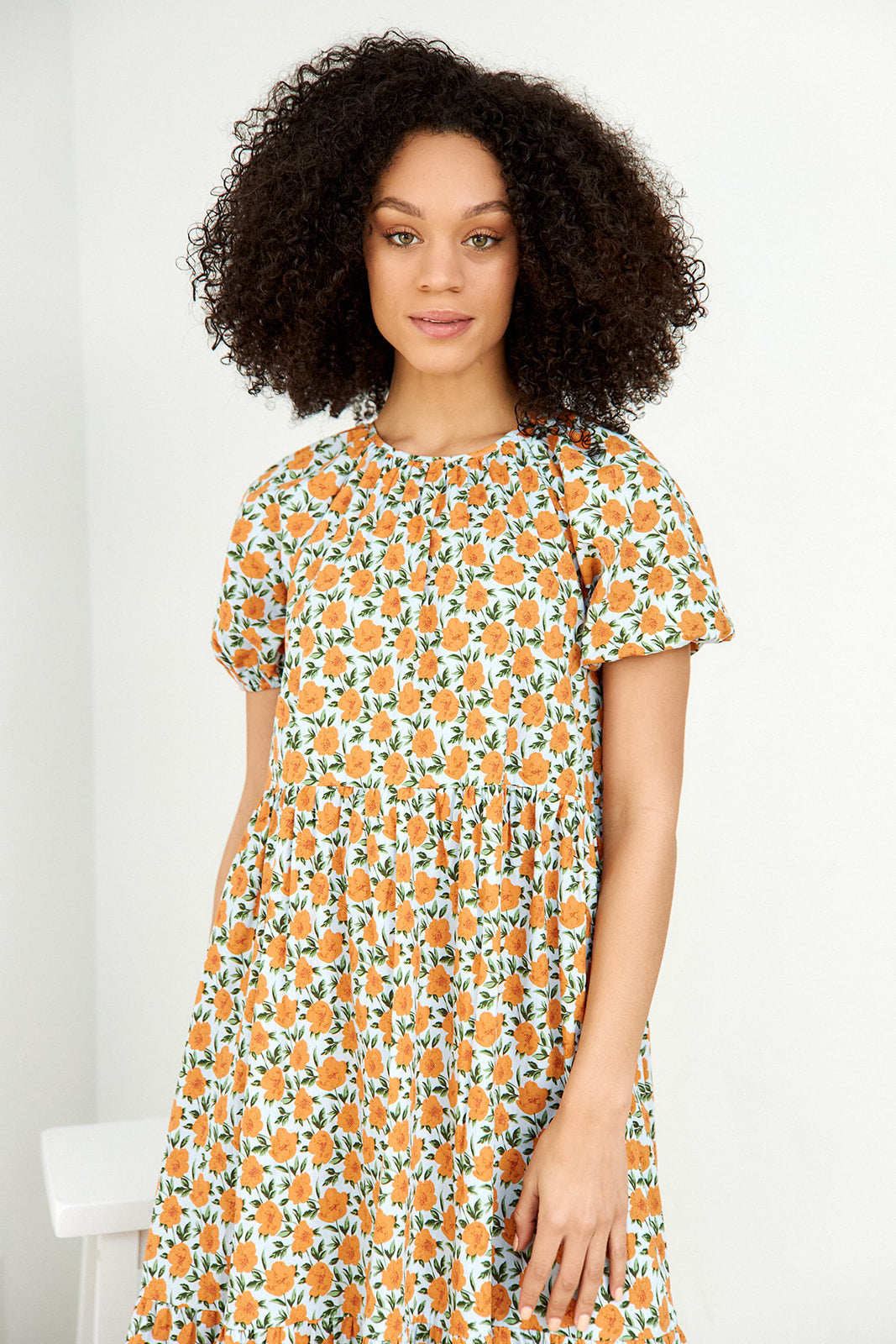 Lucero Floral Tiered Maxi Dress - fab'rik
