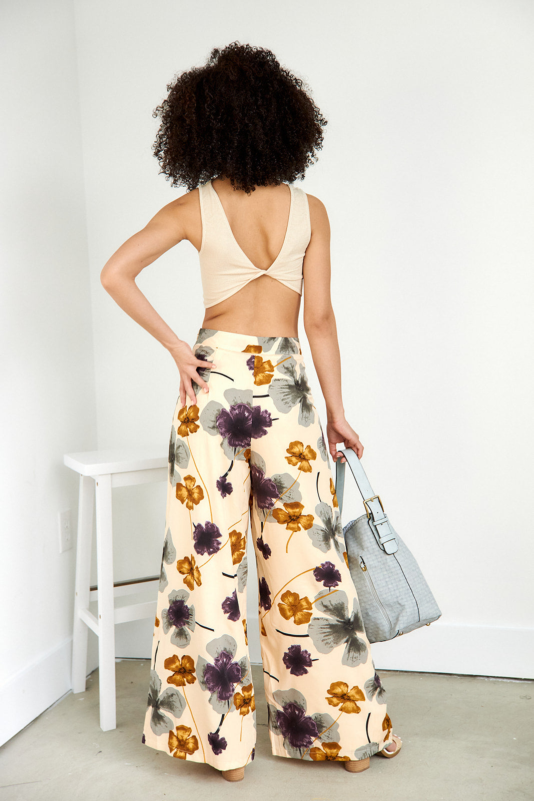 Joely Floral Print Pants - fab'rik
