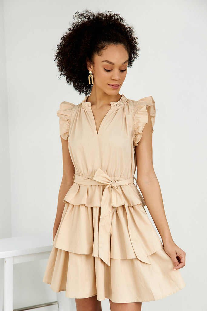 Saba Ruffle Mini Dress - fab'rik