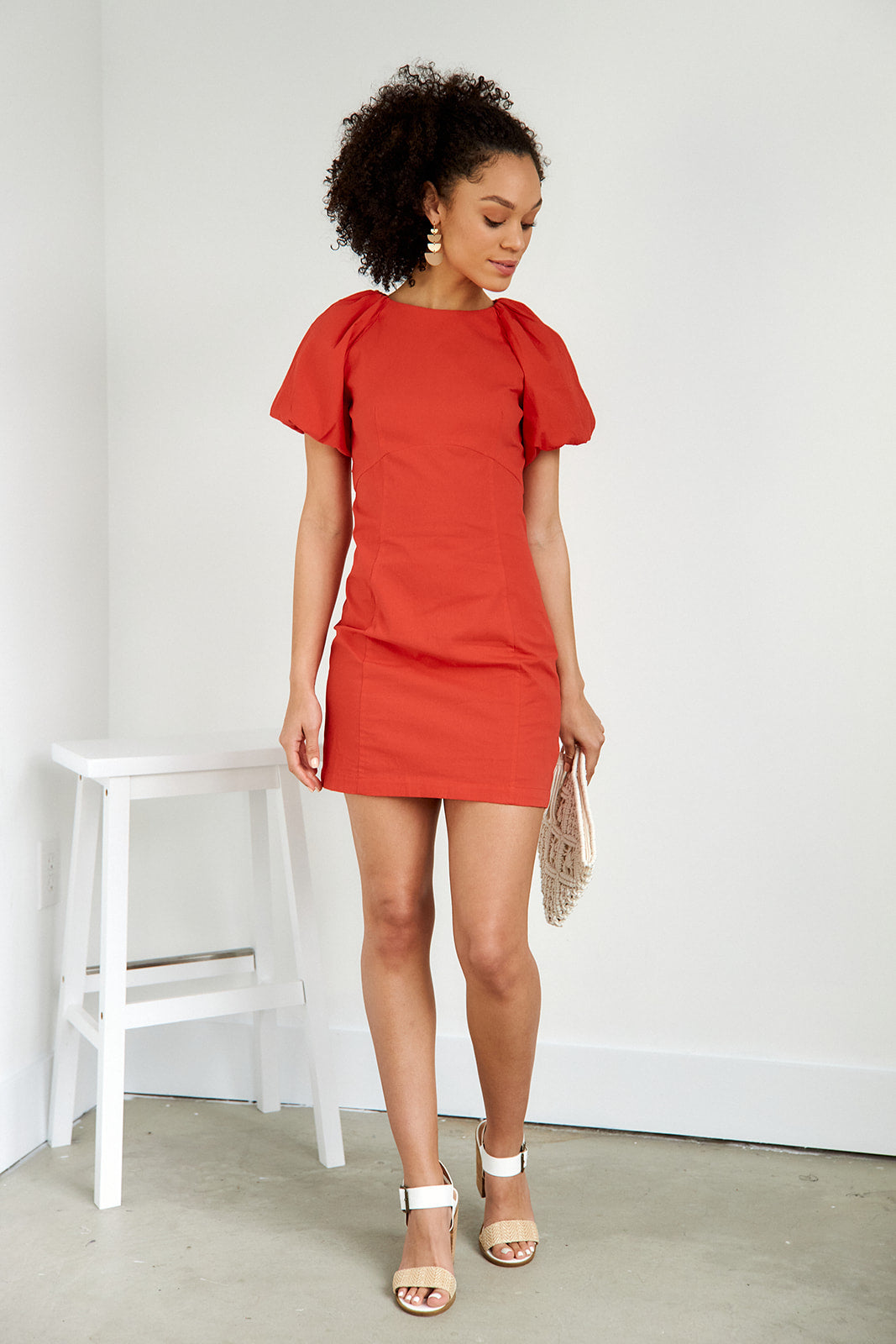 Rudi Cap Sleeve Mini Dress - fab'rik