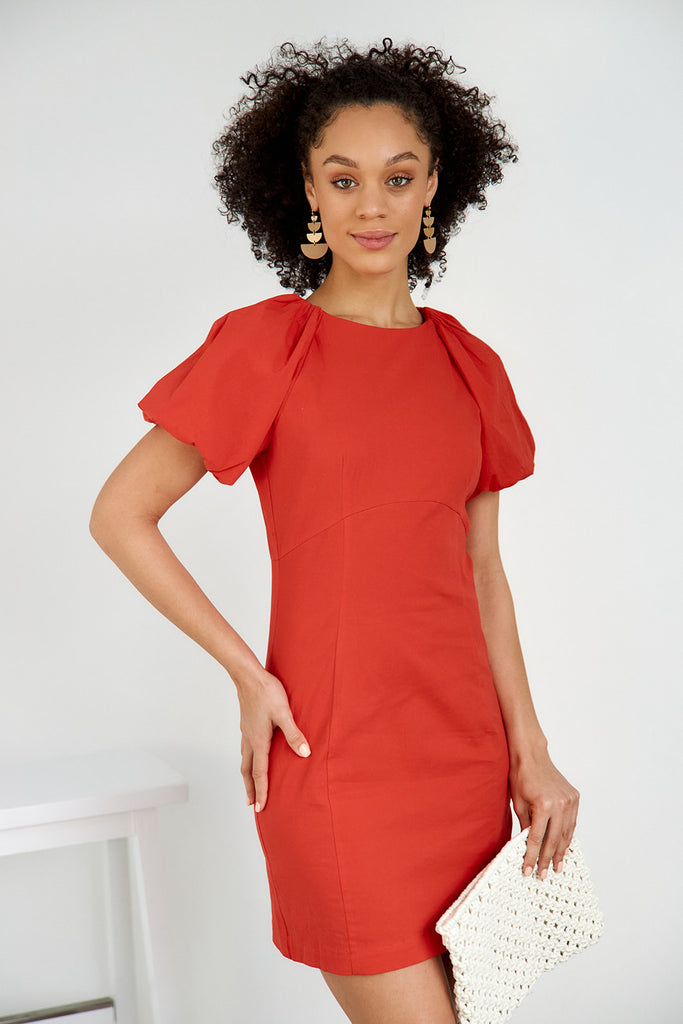 Rudi Cap Sleeve Mini Dress - fab'rik