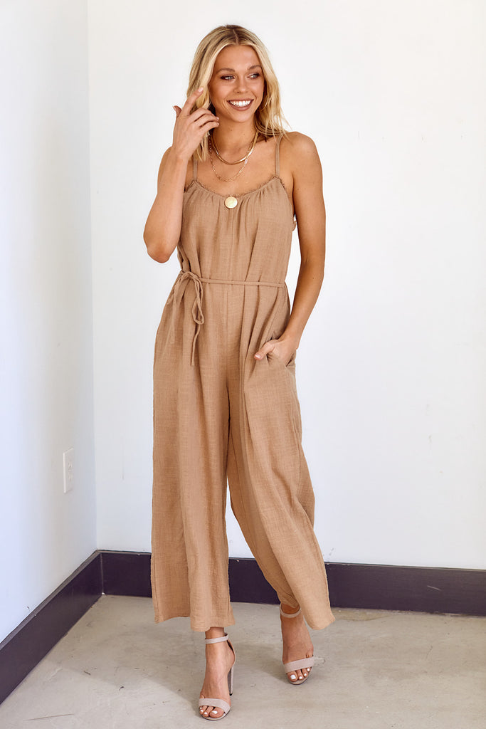 Mayra Fringed Hem Jumpsuit - fab'rik