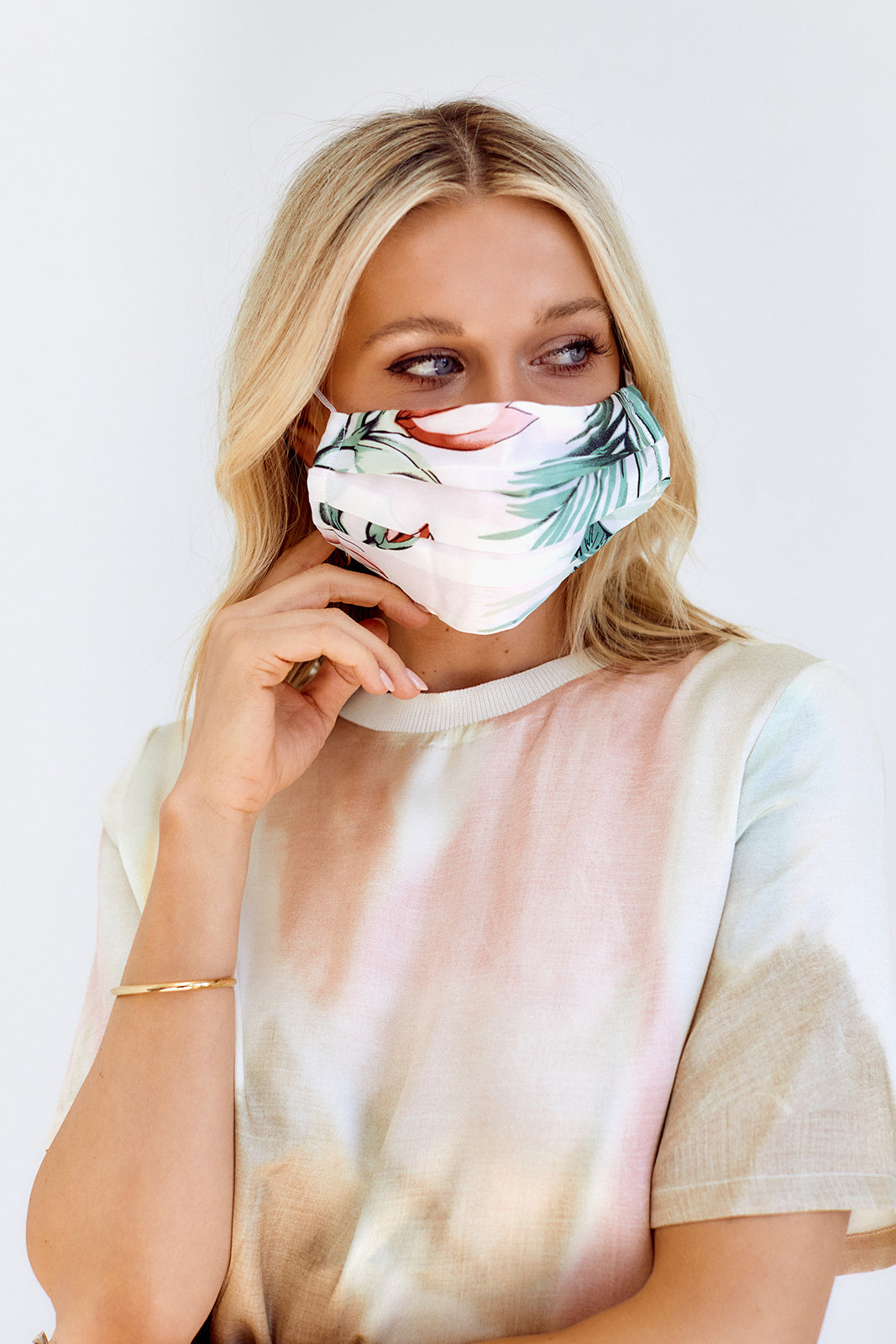 SALE - Floral Printed Face Mask - fab'rik