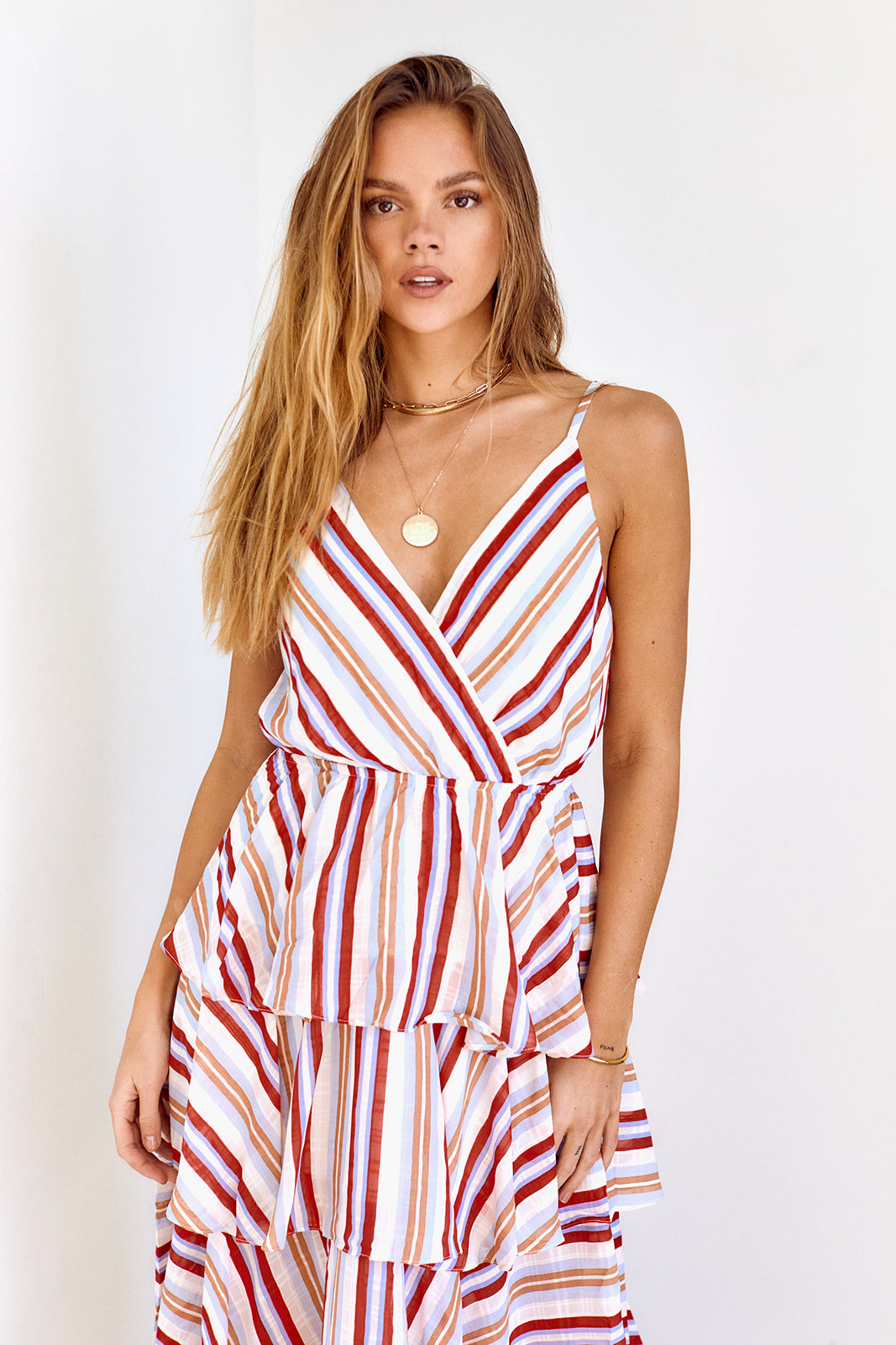 SALE - Willow Tiered Midi Dress - fab'rik