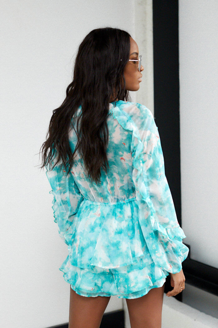 Valencia Ruffle Romper - fab'rik