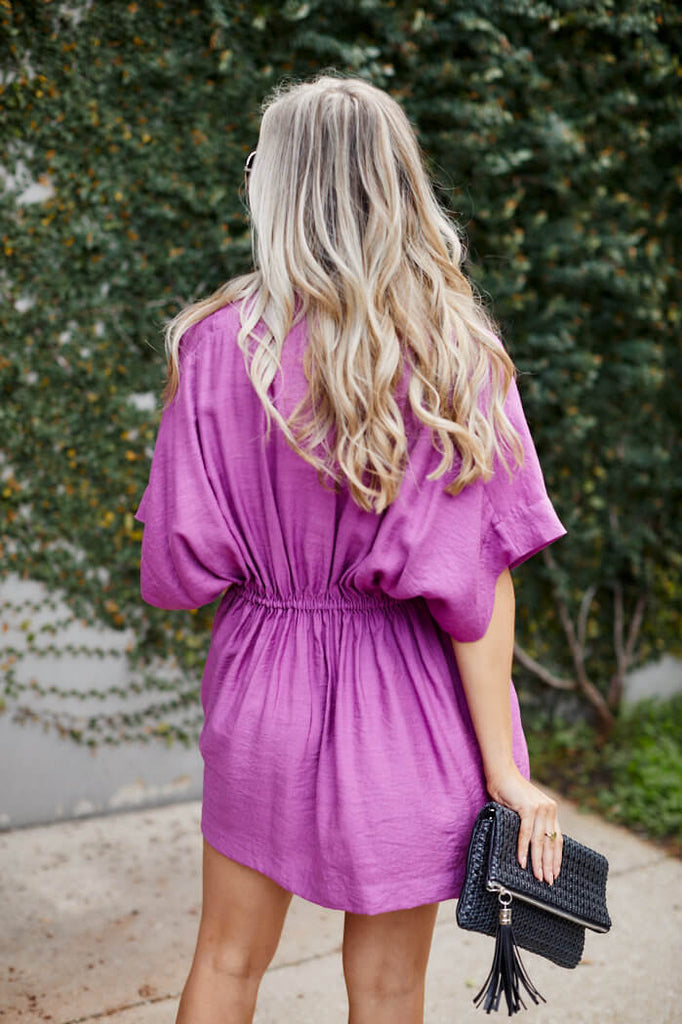 SALE - Arlo Button Down Cinch Waist Dress - fab'rik