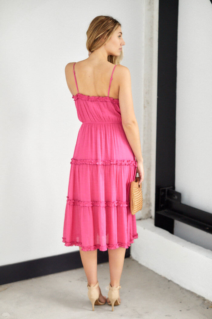 Cyprus Tiered Midi Dress - fab'rik