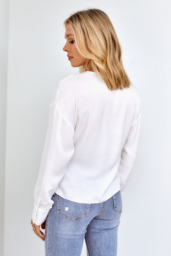 SALE - Portia Wrap Blouse - fab'rik