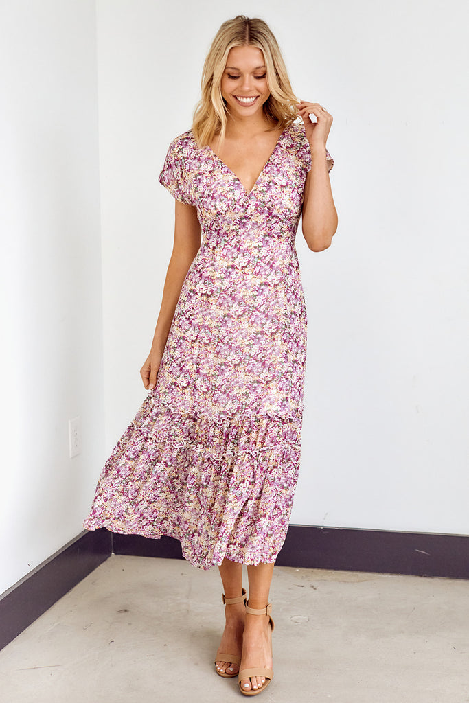 Dovie Floral Maxi Dress - fab'rik